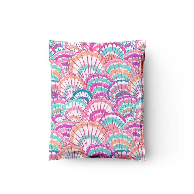 Pro Supply Global 10x13 (100) Summer Seashell Summer Designer Poly Mailers Waterproof Self Sealing Tear Resistant Polymailers Shipping Envelopes Premium Printed Bags For Small Businesses - Image 5